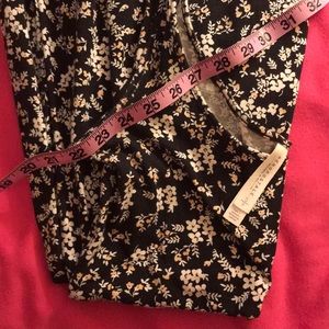 NWOT Aeropostale Skater Dress Black flowers